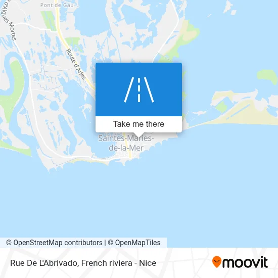 Rue De L'Abrivado map