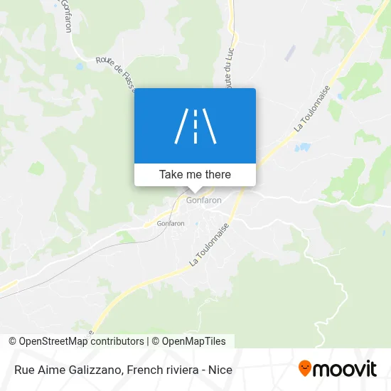 Rue Aime Galizzano map