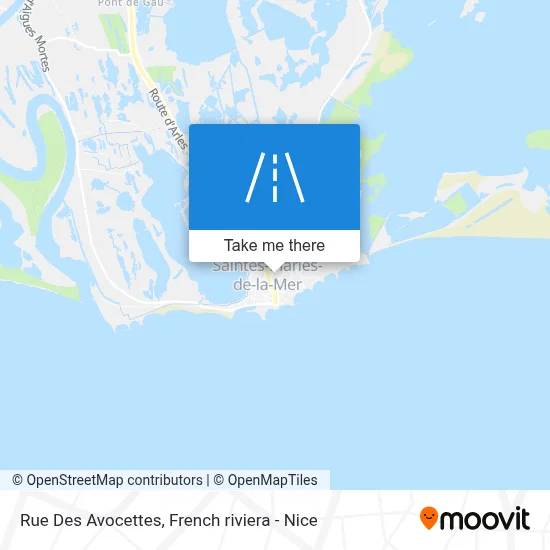 Mapa Rue Des Avocettes