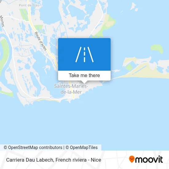 Carriera Dau Labech map