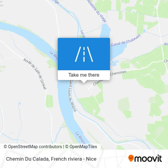 Chemin Du Calada map