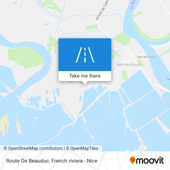 Route De Beauduc map