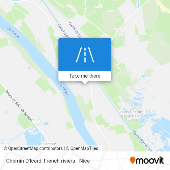 Chemin D'Icard map