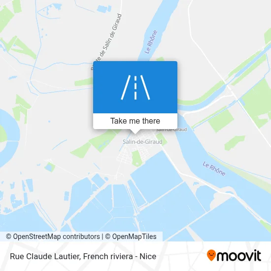 Mapa Rue Claude Lautier