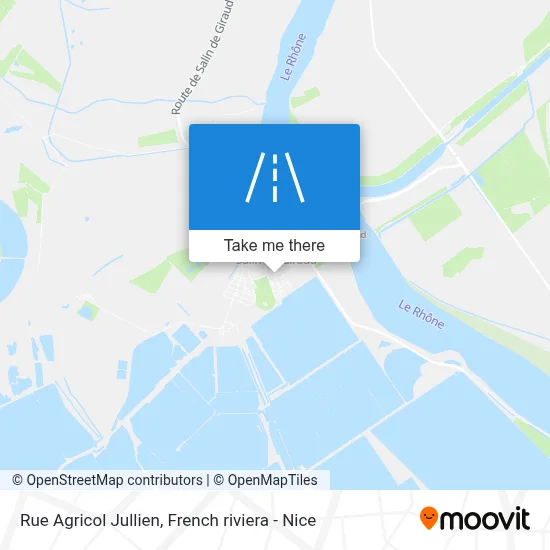 Rue Agricol Jullien map