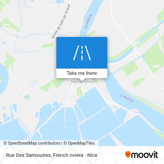 Rue Des Sansouires map