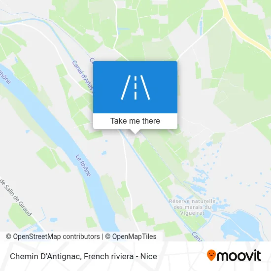 Chemin D'Antignac map