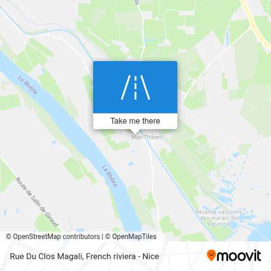 Rue Du Clos Magali map