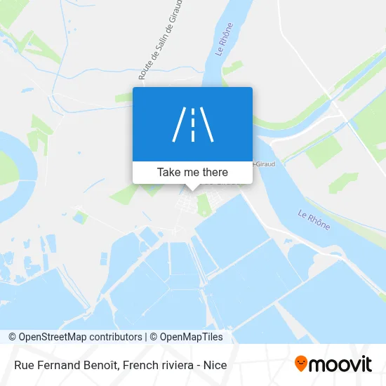 Mapa Rue Fernand Benoît