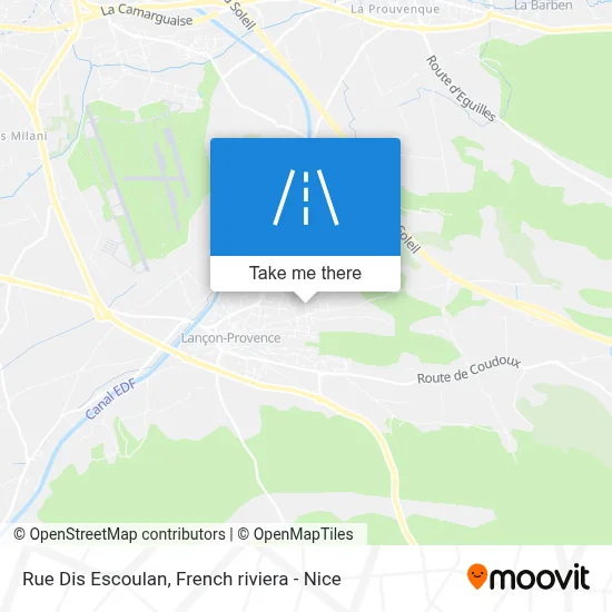 Mapa Rue Dis Escoulan