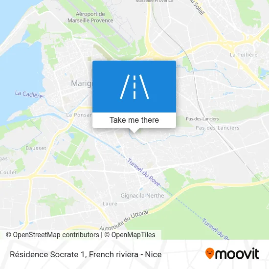 Résidence Socrate 1 map