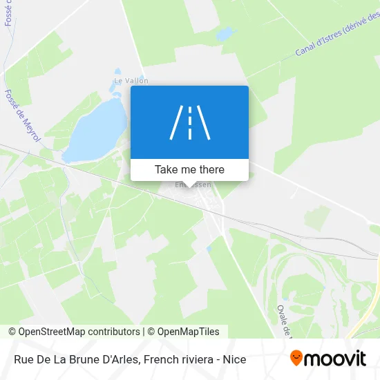 Rue De La Brune D'Arles map