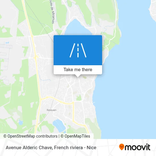 Avenue Alderic Chave map
