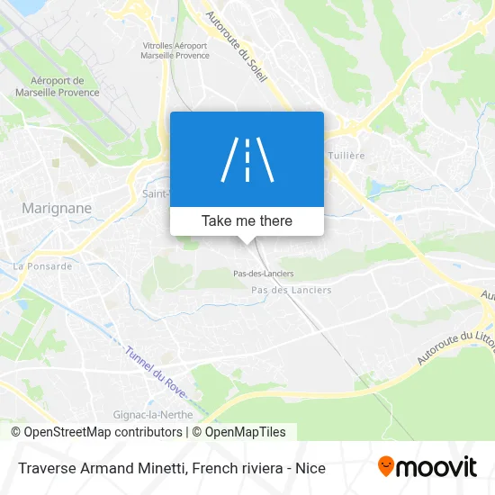 Traverse Armand Minetti map