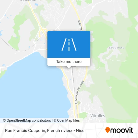 Rue Francis Couperin map