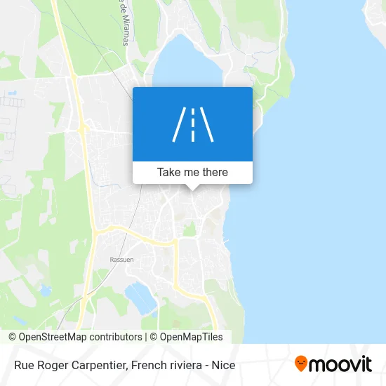 Mapa Rue Roger Carpentier
