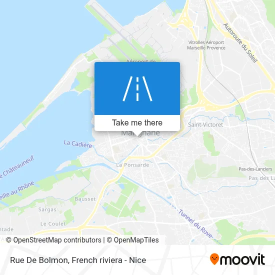 Mapa Rue De Bolmon