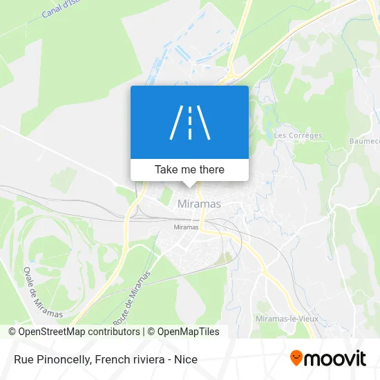 Mapa Rue Pinoncelly