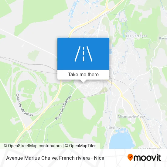 Avenue Marius Chalve map
