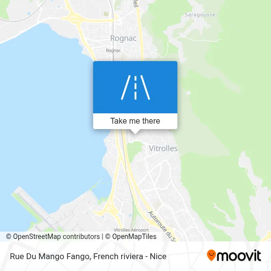 Mapa Rue Du Mango Fango