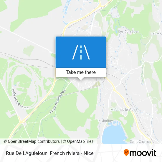 Rue De L'Aguieloun map