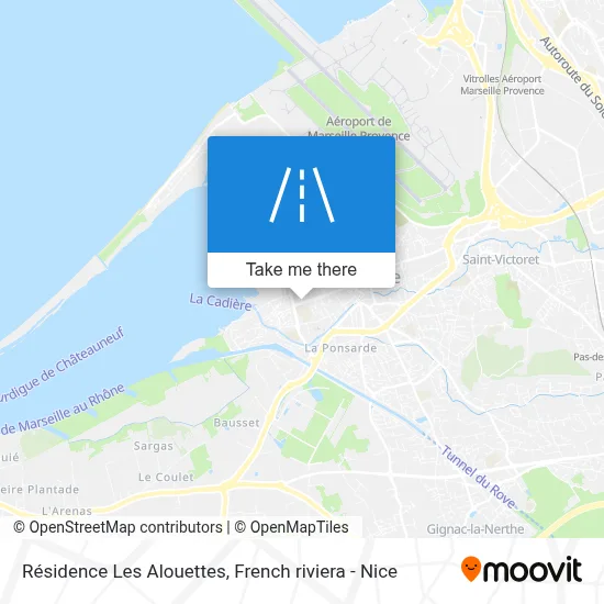 Résidence Les Alouettes map