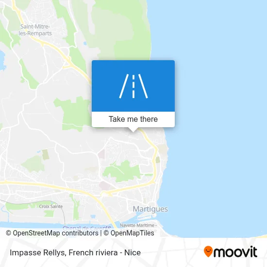 Impasse Rellys map