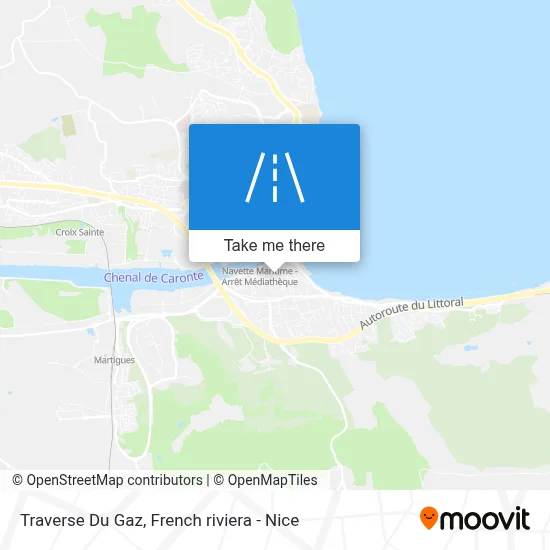 Traverse Du Gaz map