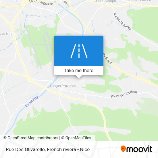 Rue Des Olivarello map