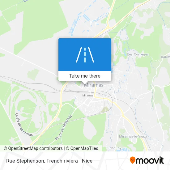 Mapa Rue Stephenson