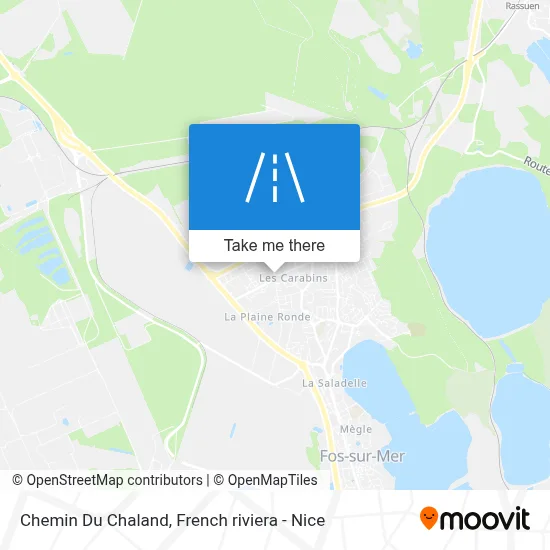 Mapa Chemin Du Chaland