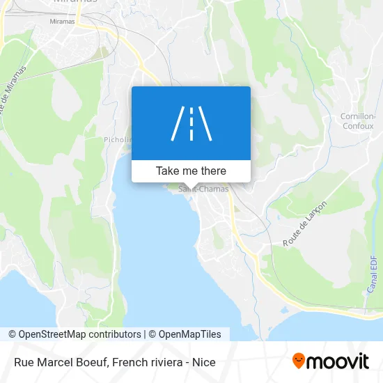 Mapa Rue Marcel Boeuf