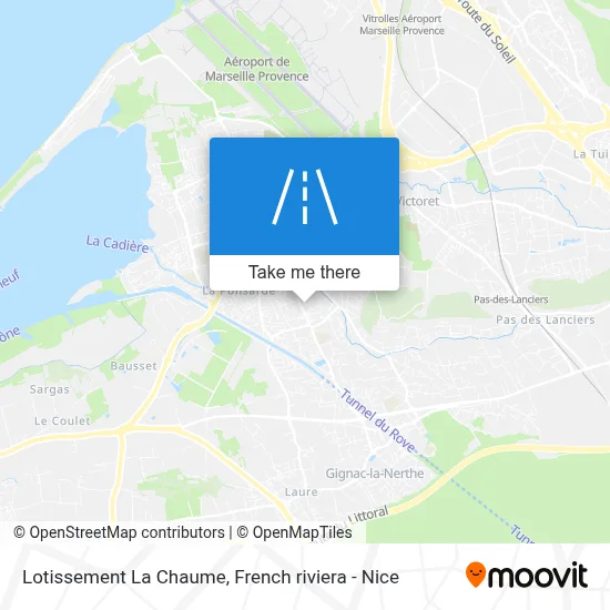 Lotissement La Chaume map