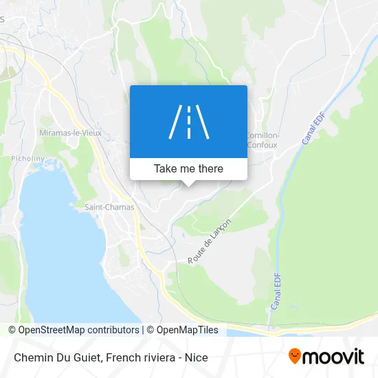 Chemin Du Guiet map