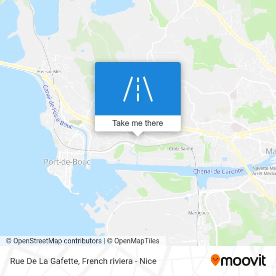 Rue De La Gafette map