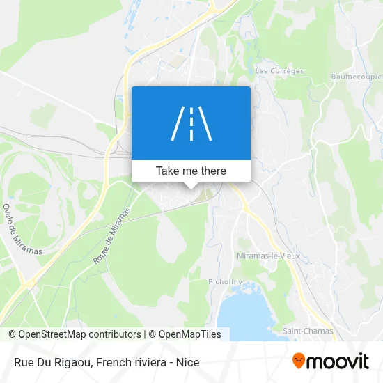 Mapa Rue Du Rigaou