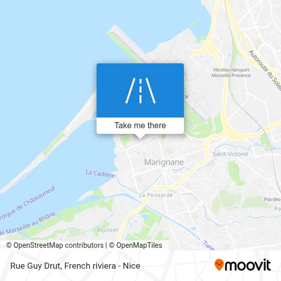 Rue Guy Drut map
