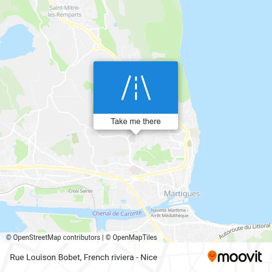 Mapa Rue Louison Bobet