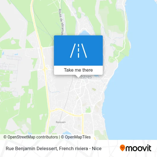 Mapa Rue Benjamin Delessert
