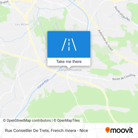 Rue Conseiller De Trets map