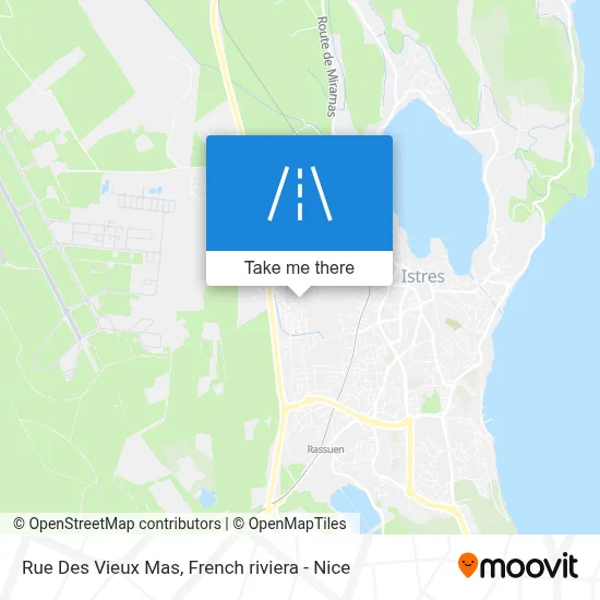 Rue Des Vieux Mas map
