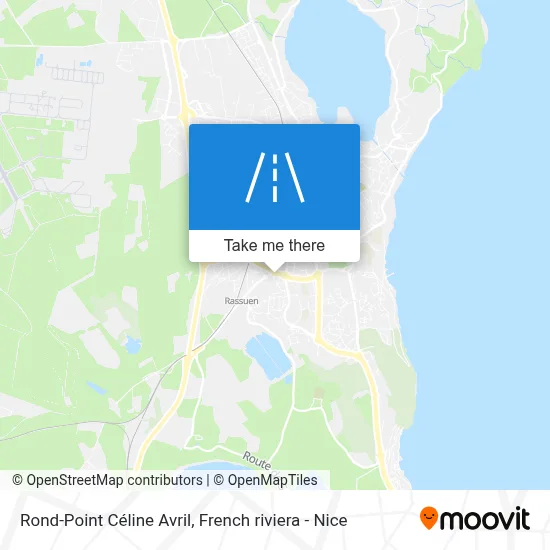 Rond-Point Céline Avril map