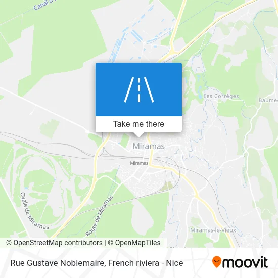 Rue Gustave Noblemaire map