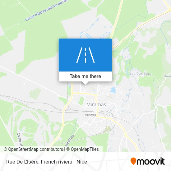 Rue De L'Isère map