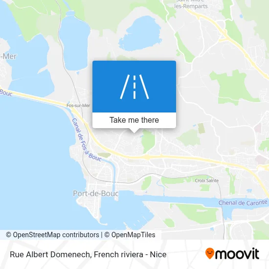 Rue Albert Domenech map
