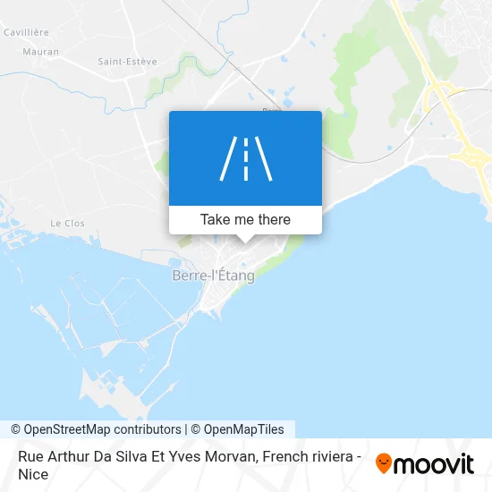 Rue Arthur Da Silva Et Yves Morvan map