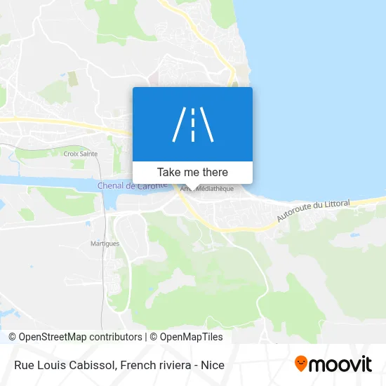Mapa Rue Louis Cabissol