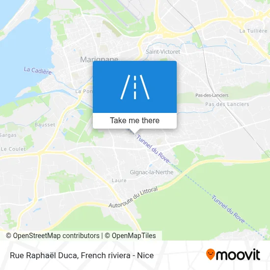 Rue Raphaël Duca map