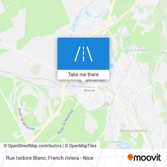 Mapa Rue Isidore Blanc