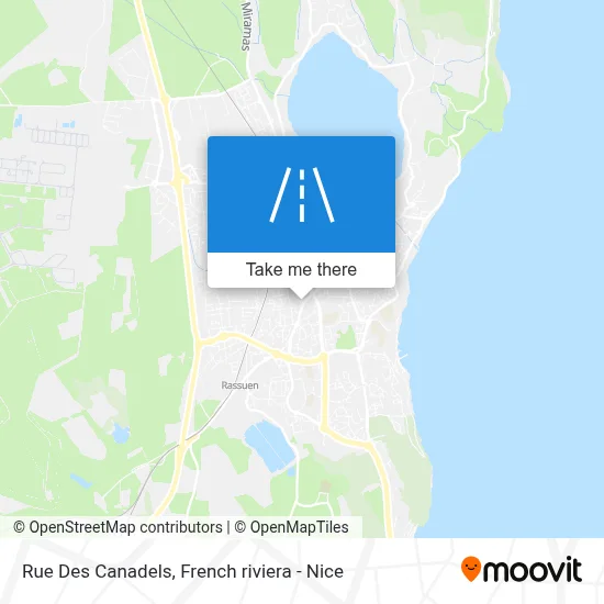 Rue Des Canadels map